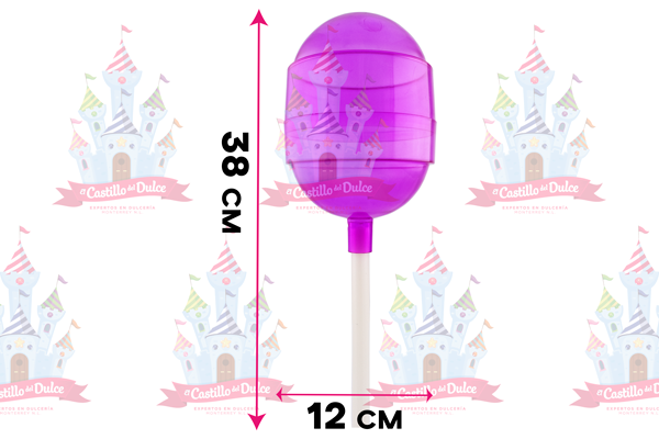 PALETA PLASTICO GRANDE MAGENTA 1 PZA