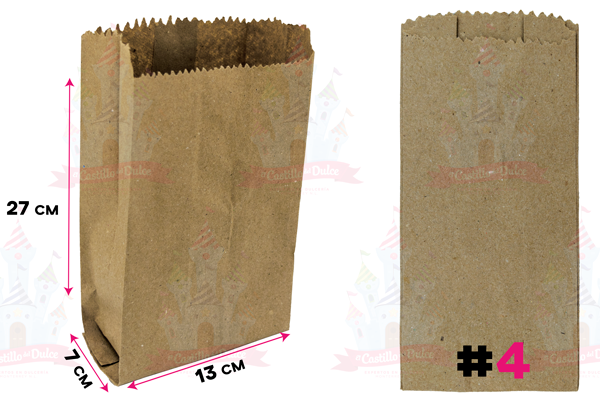 BOLSA PAPEL # 4 40/100 KRAFT