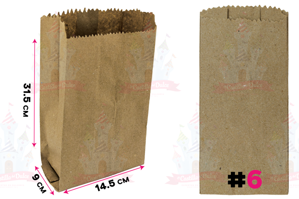 BOLSA PAPEL # 6 30/100 KRAFT