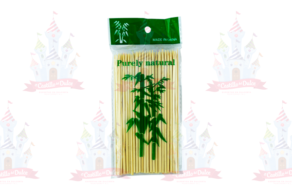 BROCHETA BAMBOO 15 CM. 200/90 PZS APROX.