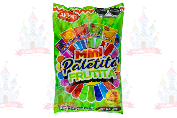 MINI PALETITA FRUTITA 16/200 CANDY AZTECA