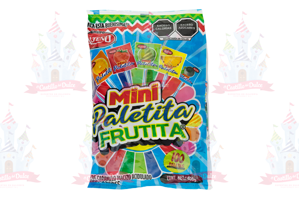 MINI PALETITA FRUTITA 28/100 CANDY AZTECA