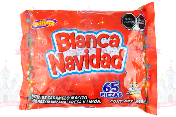 PALETA BLANCA NAVIDAD 16/65 PZA CHOMPYS