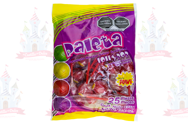 PALETA BOLA ROJA 40/25 RAVI