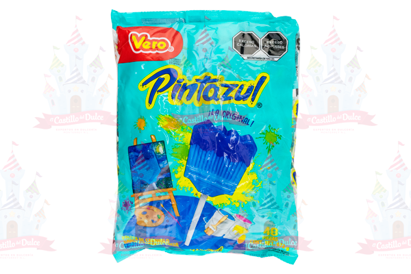 PALETA BROCHITA PINTA AZUL 24/48 VERO