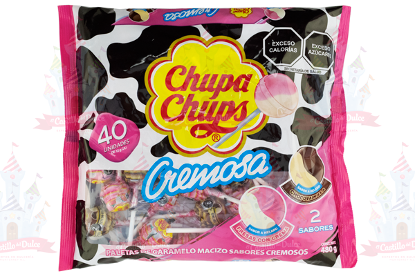 PALETA CHUPA CHUPS 18/40 CALCIVITA ICE CREAM MANCHAS