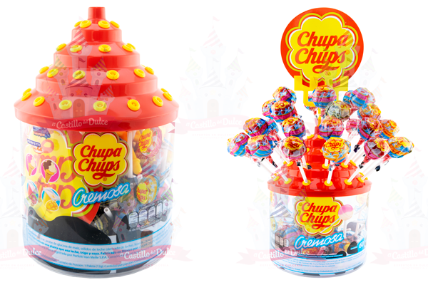 PALETA CREMOSA TUBO 8/60 CHUPA CHUPS