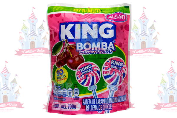 PALETA KING BOMBA CEREZA 20/50 ALTEÑO