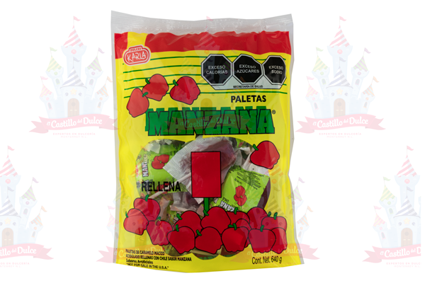 PALETA MANZANA RELLENA 25/20 KARLA