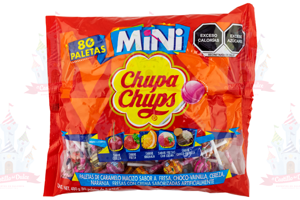 PALETA MINI CHUPA CHUPS 18/80 PZS