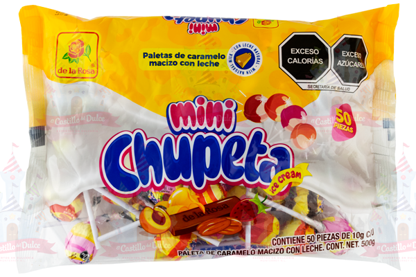 PALETA MINI CHUPETA 25/50 LA ROSA