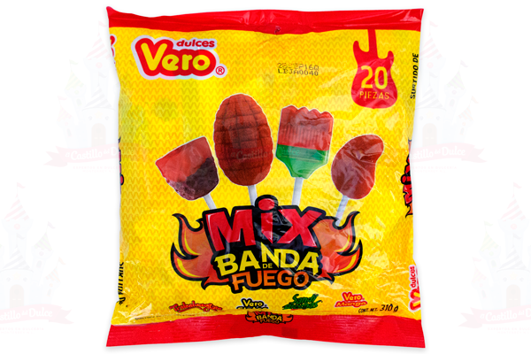 PALETA MIX FUEGO  20/20 VERO