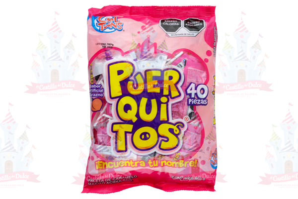 PALETA PUERQUITOS 24/40 PZA COOL TOONS