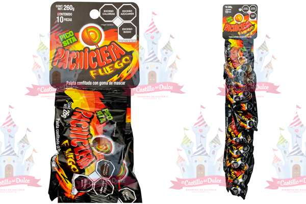 PACHICLETA FUEGO TIRA 20/10 PZAS