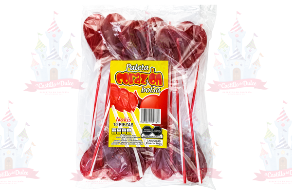 PALETA CORAZON MEDIANO 30/10 NOKIS