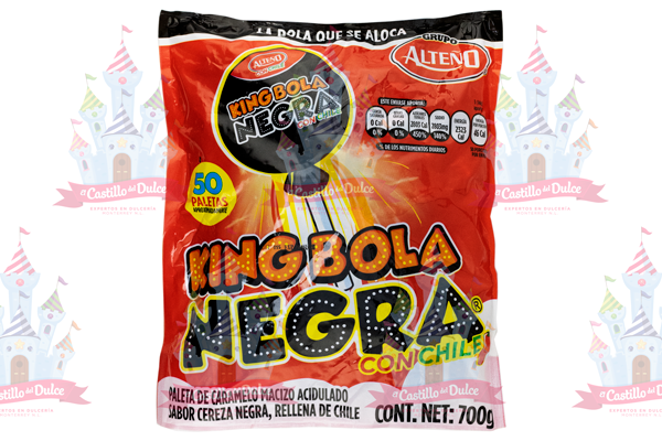 PALETA KING BOLA NEGRA 20/50 PZA ALTEÑO