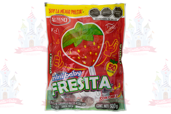 PALETA MINI BABY FRESITA 28/50 PZA ALTEÑO