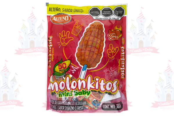 PALETA MINI BABY MOLONKITOS ELOTE 28/50 PZA ALTEÑO 