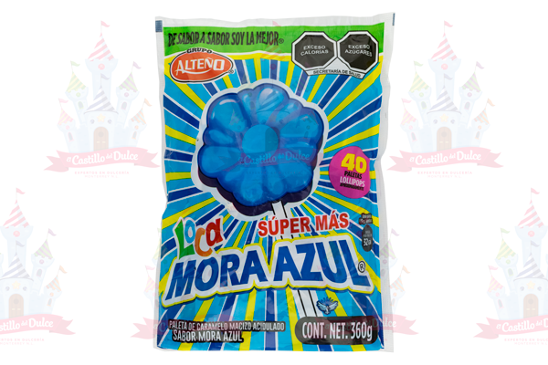 PALETA SUPER MAS MORA AZUL 32/40 PZ ALTEÑO