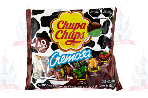 PALETA CREMOSA CHOCOLATE 18/40 PZS. CHUPA CHUPS