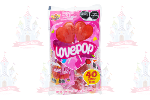 PALETA LOVE POP BOLSA 20/40 PZS FRADI