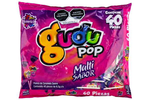 PALETA GUDU POP BISABOR 18/40 SONRICS