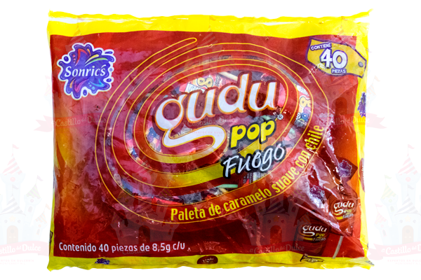 PALETA GUDU POP FUEGO 18/40 SONRICS