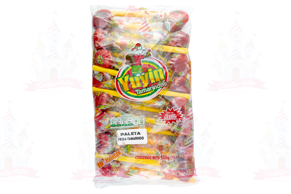 PALETA FRESA/TAMARINDO YUYIN 16/16 PAQUITO