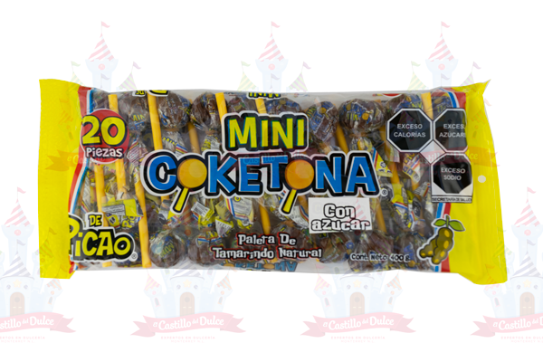 PALETA MINI COKETONA C/AZUCAR 30/20 PICAO