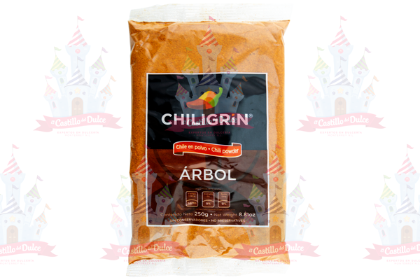 CHILIGRIN CHILE DE ARBOL 40/250 GRS