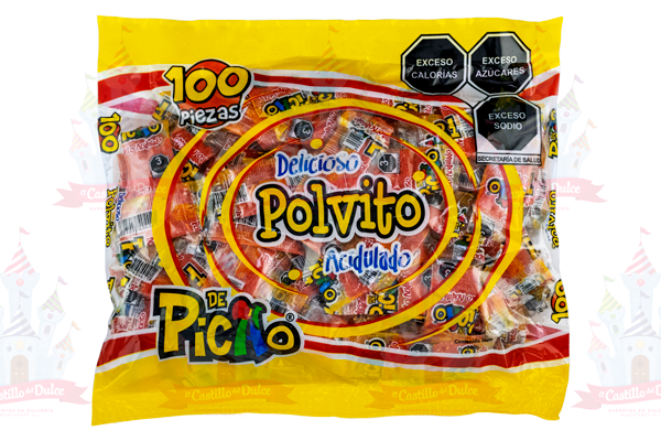 POLVITO ACIDULADO 36/100 PZA PICAO