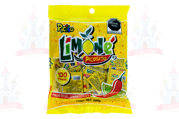 POLVO LIMONE PICOSITO 42/100 PZ (200 GRS) PICAO