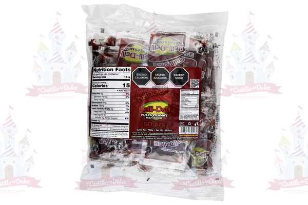 PULPA CHAMOY DELI DELI 30/50 PZA TORITO