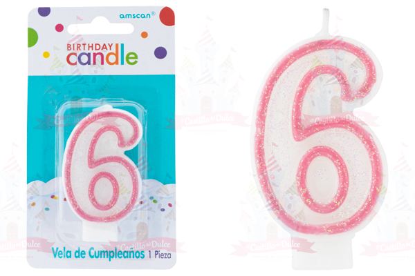 VELA #6 C/GLIT BRILL FUCSIA 12/1 PZA GRANMARK