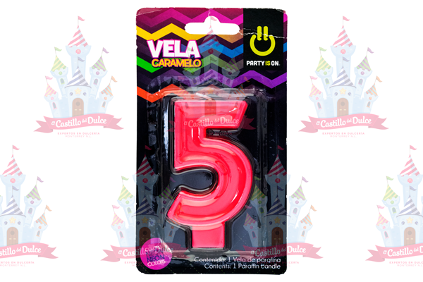 VELA CARAMELO MIX # 5  12/1 PZ FAB SELECTA