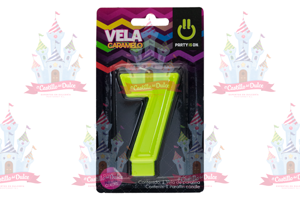 VELA CARAMELO MIX # 7  12/1 PZ FAB SELECTA