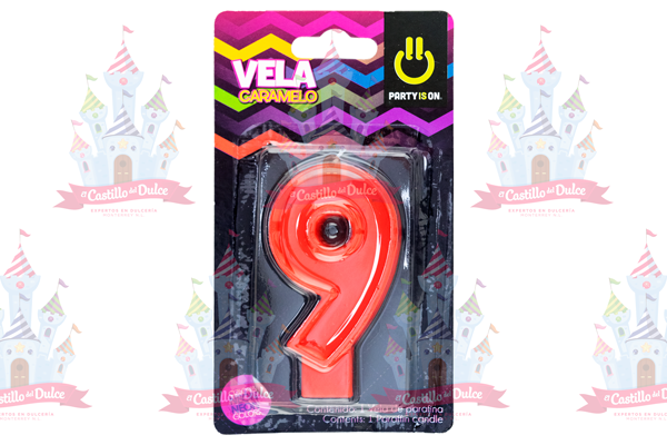 VELA CARAMELO MIX # 9  12/1 PZ FAB SELECTA