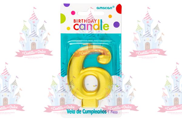 VELA # 6 DORADA 12/1 PZA GRANMARK