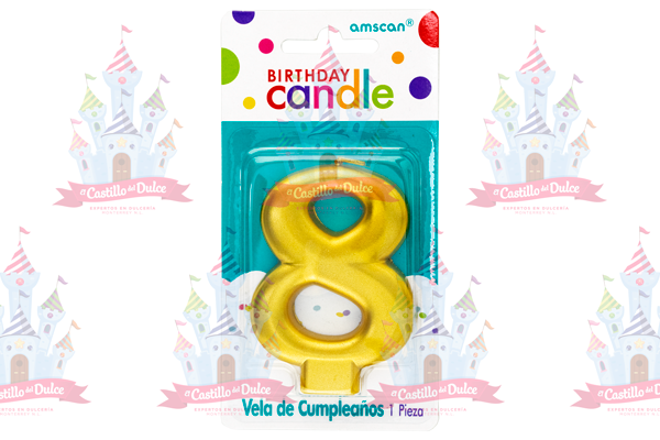 VELA # 8 DORADA 12/1 PZA GRANMARK