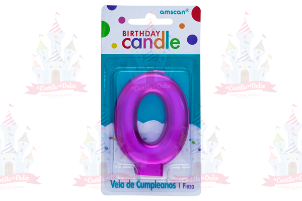 VELA METALICA ROSA # 0 12/1 PZA GRANMARK