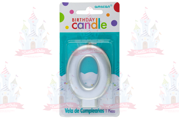 VELA METALICA PLATA # 0 12/1 PZA GRANMARK