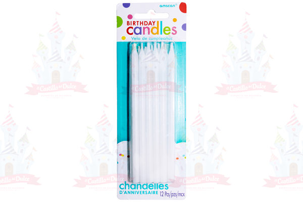 VELA CONICA BLANCA 12/12 PZA GRANMARK